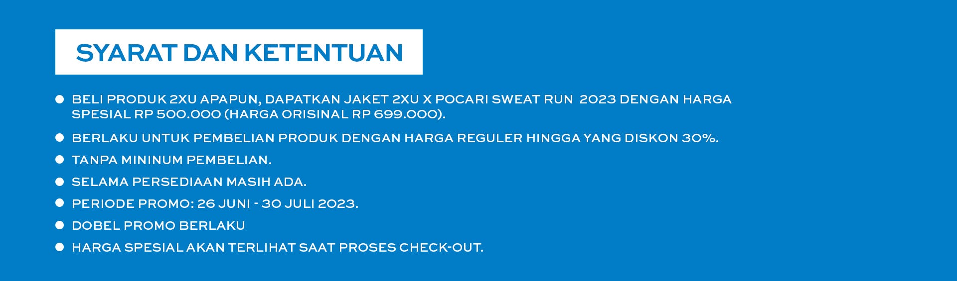2XU Pocari Sweat Run 2023