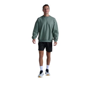EZ Oversized Organic Cotton Crew Men's Jackets - Green