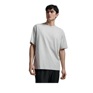 Men's Ez Oversized Organic Cotton Tee - Light Grey