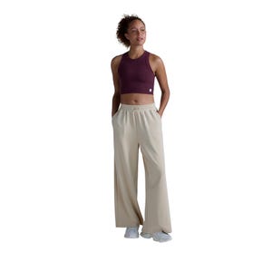 Wonderluxe Sand Washed Wide Leg Pants Women's Pants - SAND
