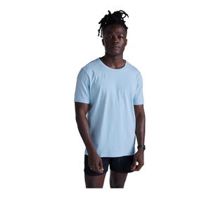Men's Motion Cotton Flex Tee - Aqua