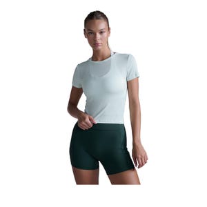 Women's Fluid Modal Ribbed Crop Tee - Mint