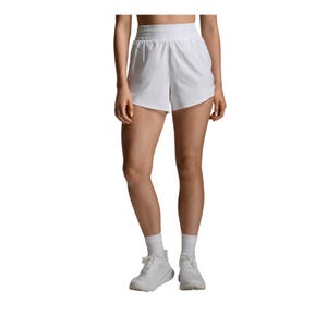 Women's Aero Hi-Rise 4 Inch Shorts - White