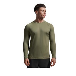 Men's Aero Mesh Long Sleeve - Dark Green