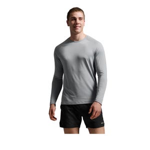 Men's Aero Mesh Long Sleeve - Light Grey