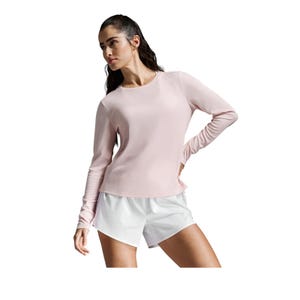 Women's Aero Mesh Long Sleeve - Baby Pink