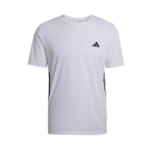 Men's Workout Essentials Base 3-Stripes T-Shirt - White