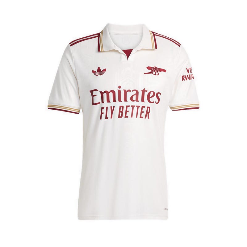 Arsenal 25/26 Men's Third Jersey - Cloud White