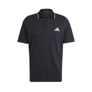 Essentials Small Logo Piqué Men's Polo Shirt - Black
