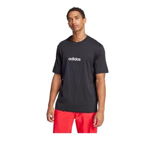 Essentials Linear Single Jersey Men's Tee - Black