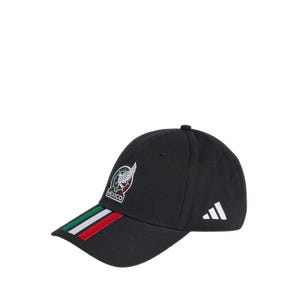 Mexico 26 Unisex Baseball Cap With 3 Stripes 
 - Black