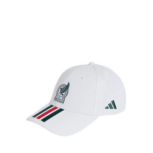 Mexico 26 Unisex Baseball Cap With 3 Stripes 
 - White