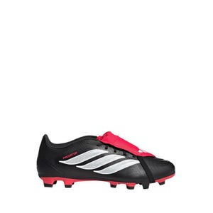 Predator Club Fold-Over Tongue Firm Ground/Multi Ground Men's Soccer Shoes - Black