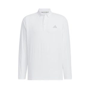 Ult365 3 Stripes Men's Long Sleeve Polo - White