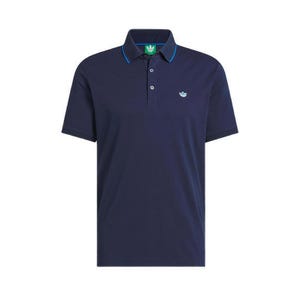 OG Twistknit Trefoil Men's Polo - Night Indigo