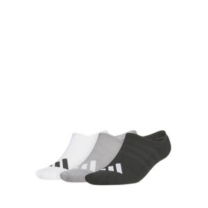3 Pack No Show Socks Men's - White/Grey Three/Black