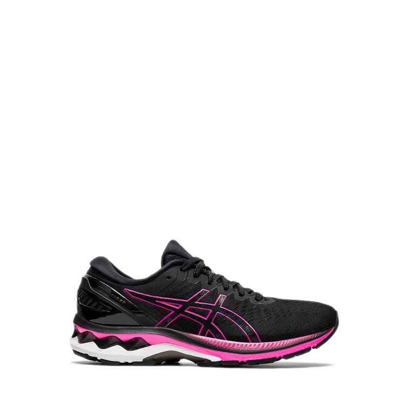 black and pink asics