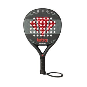 Tetra Force Unisex Padel Racket - Black/Red