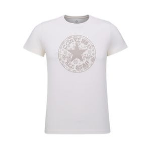 Floral Infill Women's Tee -  Egret