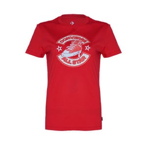 Chucks All Star Kicks Women's Tee -  Red