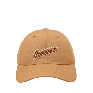 Unisex's 6 Panel Logo Cap - Brown