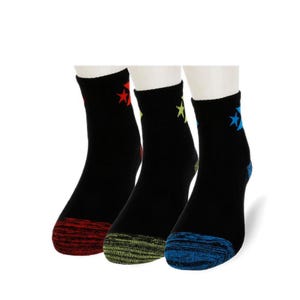 Quarter Socks 3 Pairs Unisex