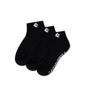 3 Packs Cotton Men's Low Socks - Black