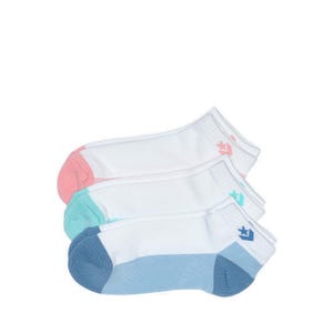 3 Pairs Ankle Women's Socks - Pink/Tosca/Blue