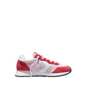 Omega Trainer Suede Women's Sneakers - New Found Bloom/Red/White