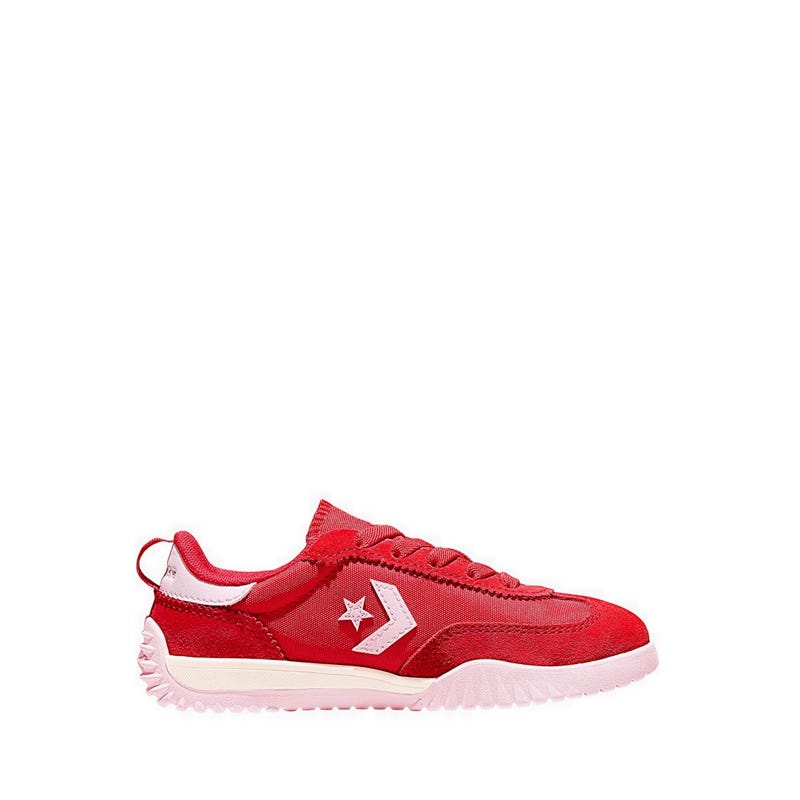 Run Star Trainer Girl's Sneakers - Red/New Found Bloom/Egret