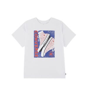 Sneaker Girl's T-Shirt - White