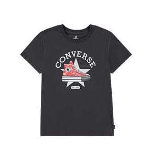 Graphic Girl's T-Shirt - Black