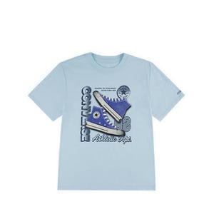 Stacked Boy's T-Shirt - Pale Blue