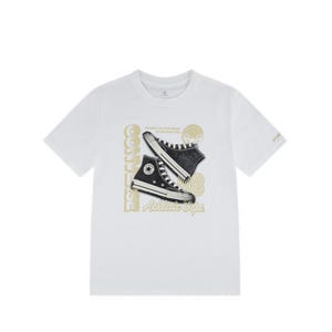 Stacked Boy's T-Shirt - Cream