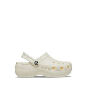 Classic Platform Glitter Women's Clog - Chalk