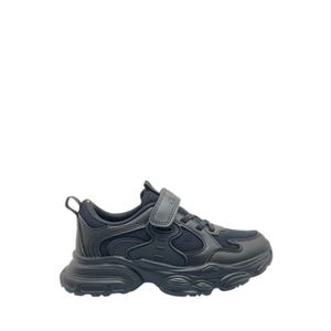 Raquel Jr Boy's Running Shoes - Mono Black