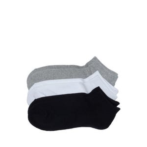 3P Ankle Women Socks - Black/White/Grey