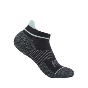 Unisex No Show Run Sock - Black