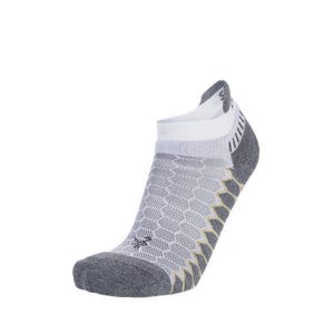 Balega Silver No Show  White Grey  - Medium