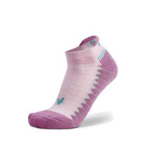Balega Silver No Show Unisex Socks - Super Pink