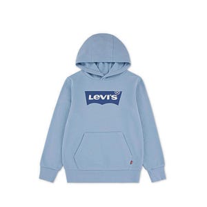 French Terry Batwing Pullover Boy's Hoodie - Blue