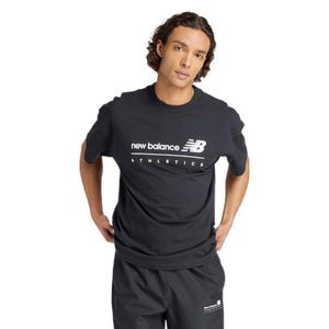 Linear Graphic Men's T-Shirt - Black