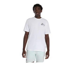 Tennis Graphic Mens T Shirt - White
