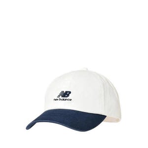 6 Panel Flying Nb Stacked Logo Unisex Hat - Blue