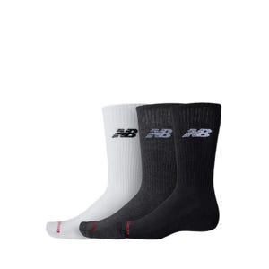 Everyday Crew Unisex Socks 3 Pack - White/Multi