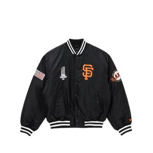 Jacket Ap Mlb World Series Champions San Francisco Giants Men's Jacket - Black