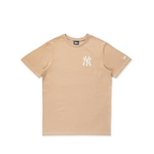 Ss Tee Mlb Contrast Stitching Neyyan Men's T-Shirt - Khaki