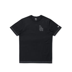 Ss Tee Mlb Contrast Stitching Los Angeles Dodgers Men's T-Shirt - Black