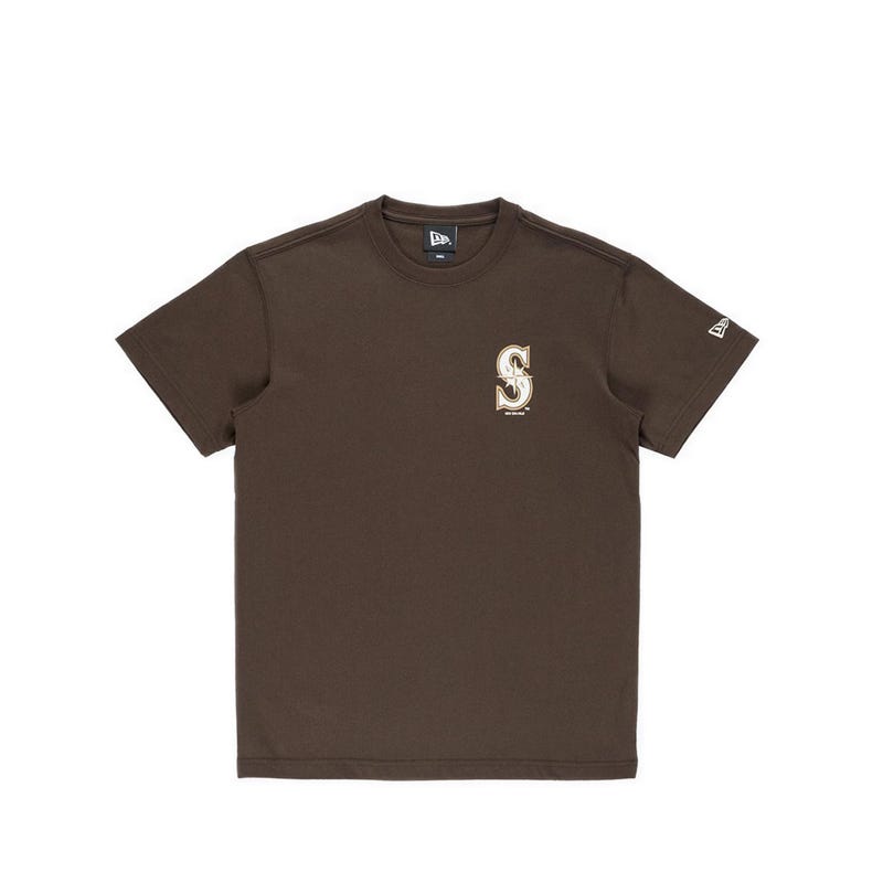 Ss Tee 59fifty Pack Iced Latte Seattle Mariner Men's T-shirt - Chocolate