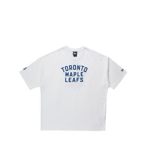 Oversized Ss Tee NHL Team Logo Toronto maple leafs Men's T-Shirt - White